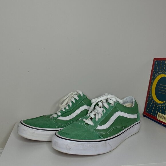 Teal Platform Vans Sneakers - Picture 2 of 4